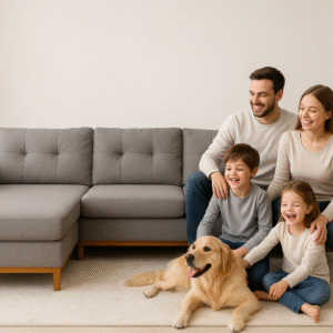 Sofá Joiciele Retrô com Chaise – Maranatta Comfort